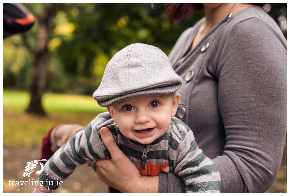 cute infant in hat